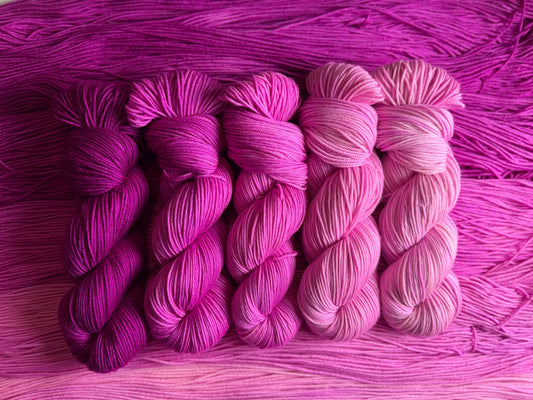 Pink Fade (5 Skein Set)